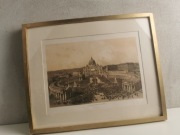 Grafika – Plac Świętego Piotra, Rzym, wymiary ramy 43x53 cm