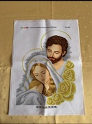 Kompletny zestaw do haftowania (haftu) koralikami Święta Rodzina