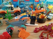 Lego City 4 zestawy - Straż Przybrzeżna, Więzienna Wyspa, Podwodny Świat 
