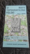MAPA TOPOGRAFICZNA POLSKI - LUBLIN M-34-XI