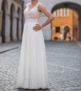 Suknia ślubna literka A