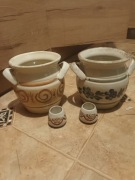 Dzbanki z uchem kamionka FNK Bochnia PRL