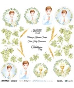 First Communion Boy – arkusz do wycinania