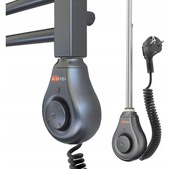 GRZAŁKA GRZEJNIKA ŁAZIENKOWEGO ASTIBI 600W ANTRACYT