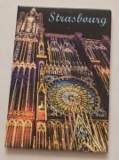 Magnes na lodówkę Strasbourg Francja France Katedra(42)