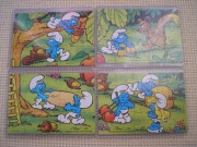 Kinder Niespodzianki - puzle Smerfy 1