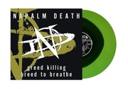 NAPALM DEATH GREED KILLING / BREED TO BREATHE LP  