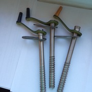 3 śruby lodowe , tytanowe, radzieckie, 