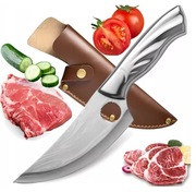 nóż szefa kuchni ostry nóż myśliwski z pokrowcem ostry kuty pokrowiec