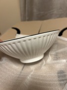 Zestaw Misek do Ramenu NUTRIUPS 20 cm 4 szt – Ceramiczne Miski do Zupy 1L