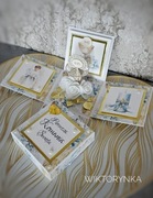Exploding box, pudełko, pamiątka komunii świętej, ręcznie robione 