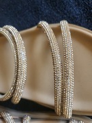 Złote sandałki Venezia