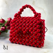 Torebka CZERWONY AKSAMIT