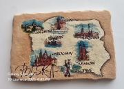Magnes ceramiczny na lodówkę Polska Kraków Warszawa Gdańsk Poland(17) 