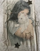 C&A Bluzeczka - dziewczynka z kotkiem -roz.158