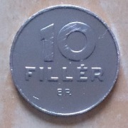 10 filler Węgry 1969 r.