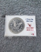 Srebrna moneta LIBERTY AND JUSTICE one troy ounce 999 fine silver