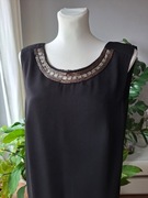 Czarna imprezowa sukienka, roz. 42