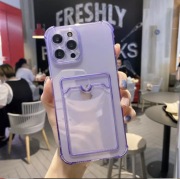 Etui przezroczyste iPhone 11 kieszonka 