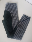 Cavallo spodnie do jazdy konnej bryczesy w kratkę r 26L pas 70-76cm