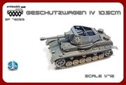 Model z druku Geschutzwagen IV b fur 10.5cm le.F.H. 1/72   PROMOCJA
