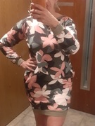 Mini sukienka/bluza Mosquito, r.S, kwiatowe moro