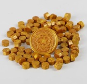 Wosk lak do pieczęci złoty głęboki - 100 szt