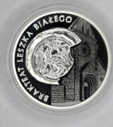 Kolekcjonerska moneta 10zł Brakteat Leszka Białego 