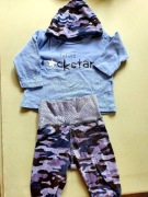 Komplet odzieży z czapeczka r. 68