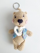 Brelok, zawieszka - miś - prezent ręcznie robiony