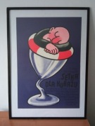 Oryginalny polski plakat filmowy - Setka dla kurażu, Jerzy Flisak, 1977