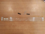 UNITRA Diora tuner AS 632 642 skala szybka pleksa