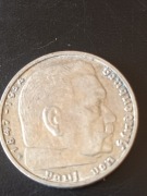 Niemcy - Trzecia Rzesza - 2 marki - 1937 - Hindenburg - srebro