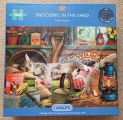 Puzzle Gibsons 1000 - Snoozing in the Shed - 2017 - IDEALNY/NOWY