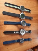 5 ZEGARKÓW Z BATERIAMI DO WYMIANY