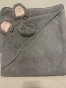 DUŻY RĘCZNIK Z KAPTUREM KĄPIELOWE DLA DZIECI 105*105 CM