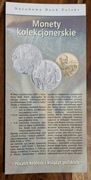 Folder NBP 2001 Jan III Sobieski 10 zł i 2 zł 