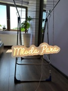 Dekoracje ślubne - Napis LED, serce wiklinowe, ści