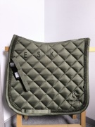 Czaprak eskadron glossy Jewel dusty olive Dl ujezdzeniowy full