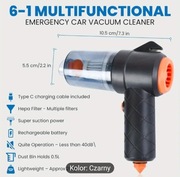 Mini odkurzacz samochodowy 