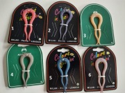 wsuwka igła szpilka do włosów koka - dwa zęby 10szt