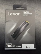 Dysk NVME Lexar NM790 4TB Radiator! Nowy zaplombowany