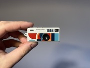 Biały Aparat Thumb Camera Keychain breloczek jak Kodak Charmera