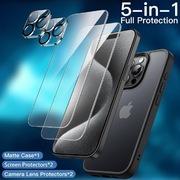 JETech Matowe Etui 5 w 1 do iPhone 15 Pro