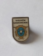 Herb miasta Baranów Sandomierski przypinka pin odznaka wpinka