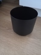 Nowa Czarna Metalowa Osłonka na doniczkę Loft 