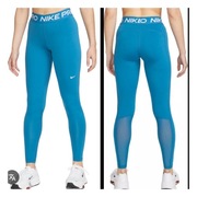 Legginsy damskie sportowe treningowe dri fit niebieskie Nike XS
