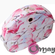 organizer do Obag MOON LIGHT kwiaty magnolie różowe 2 kieszenie wkład OMAY