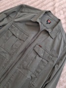 Lee M oliwkowa khaki worker jacket vintage casual