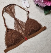 Biustonosz braletka, brązowy, rozmiar S, Scandale eco lingerie, NOWY